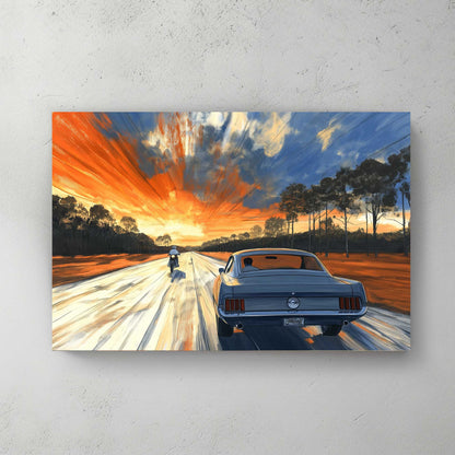 Classic and Cool #1407 Canvas Wall Art & Metal Prints