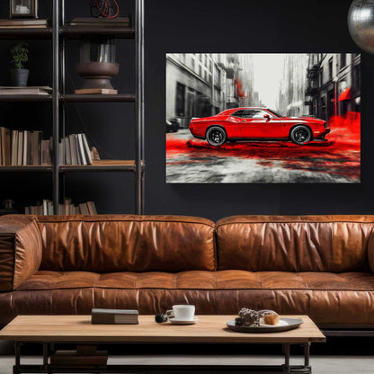 Crimson Drive #1409 Canvas Wall Art & Metal Prints