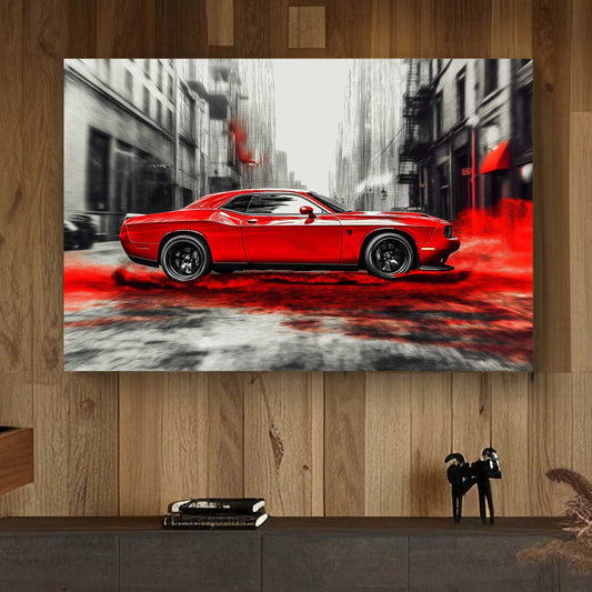 Crimson Drive #1409 Canvas Wall Art & Metal Prints