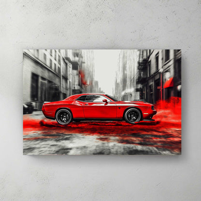 Crimson Drive #1409 Canvas Wall Art & Metal Prints