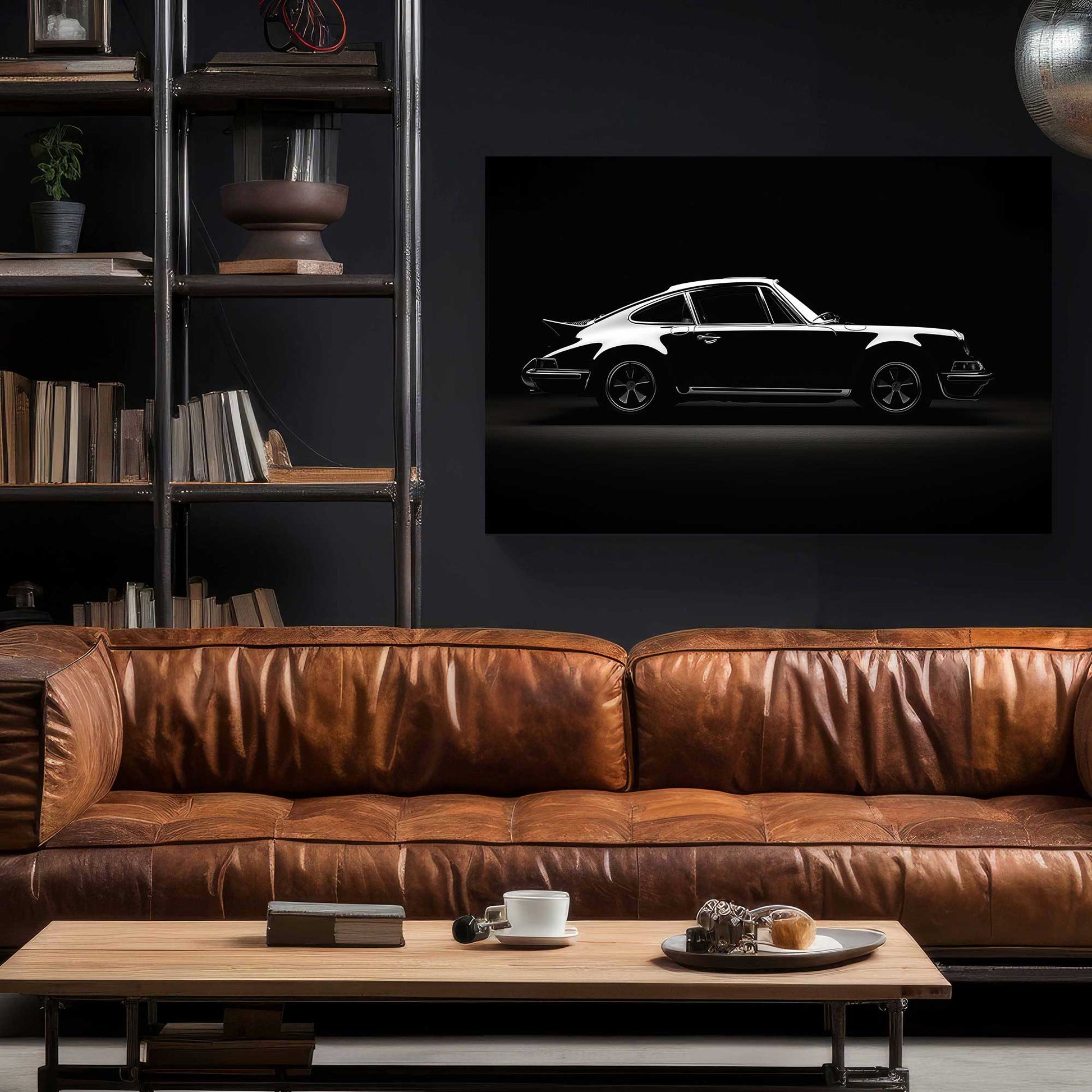 Elegant Porsche #1411 Canvas Wall Art & Metal Prints