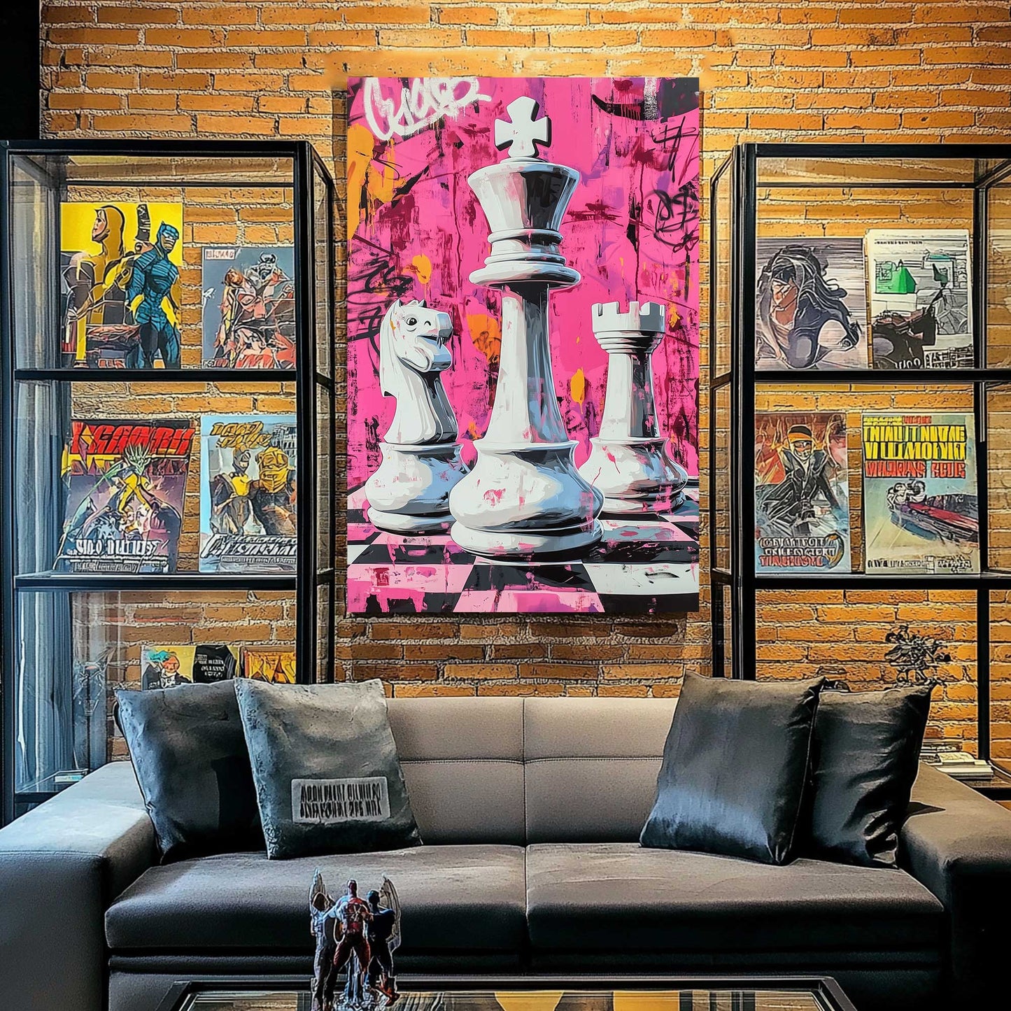 Royal Chess #1423 Canvas Wall Art & Metal Prints