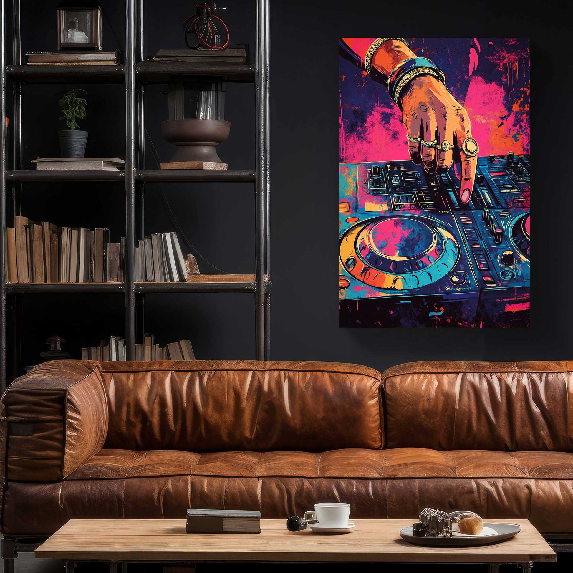 DJ Vibes #1424 Canvas Wall Art & Metal Prints