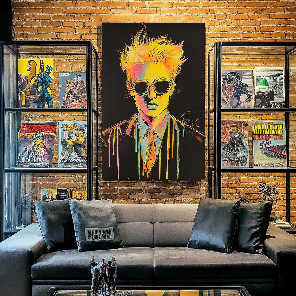 Solo Portrait #1426 Canvas Wall Art & Metal Prints