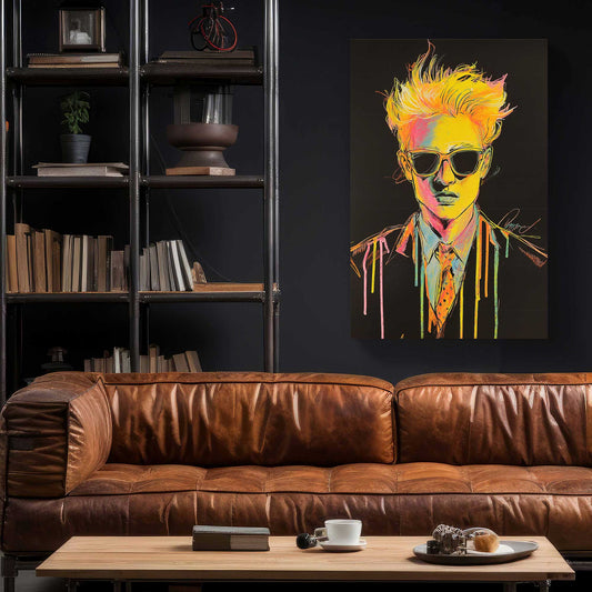 Solo Portrait #1426 Canvas Wall Art & Metal Prints