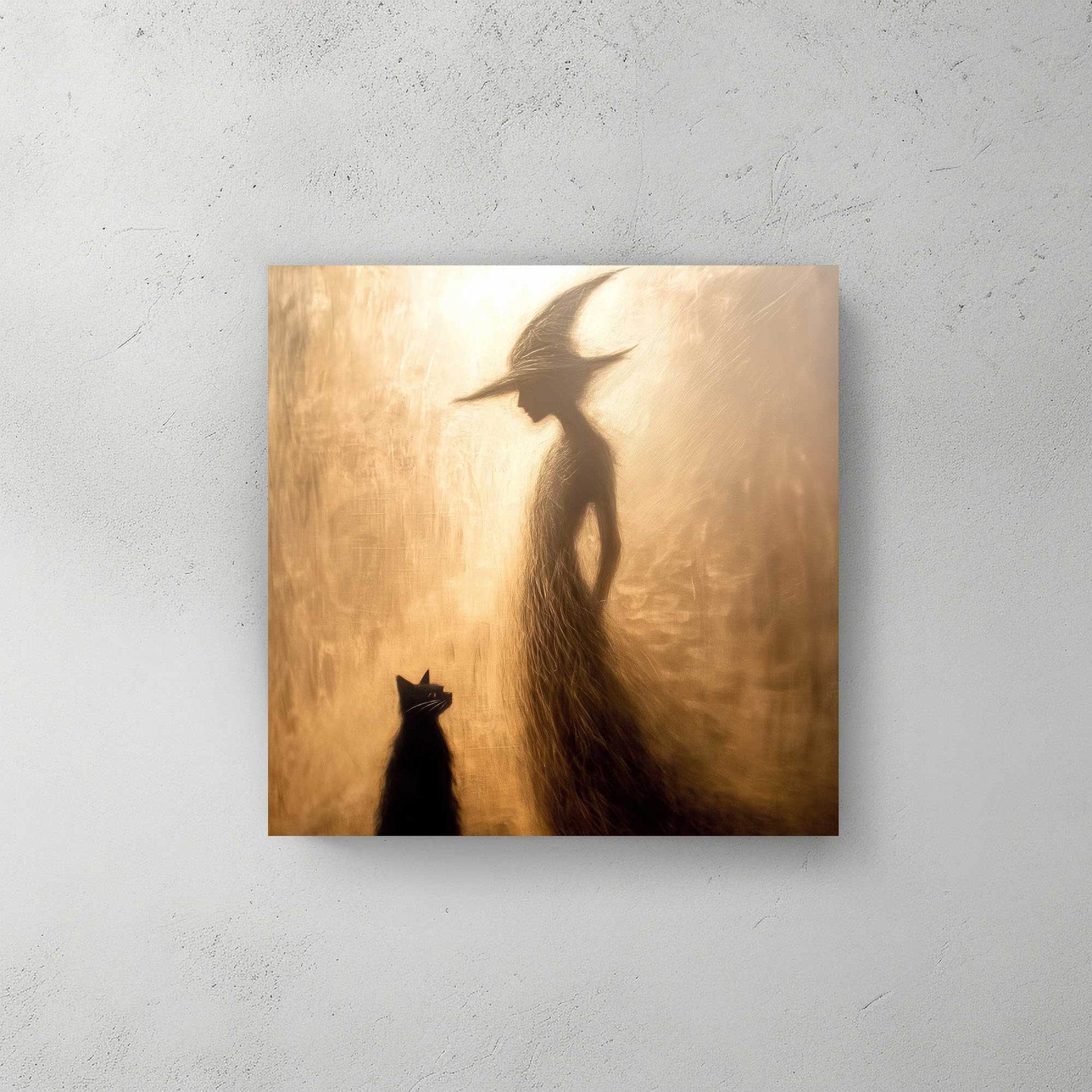 Witch’s Silhouette #1433 Canvas Wall Art & Metal Prints