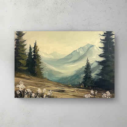 Mountain Serenity #1447 Canvas Wall Art & Metal Prints