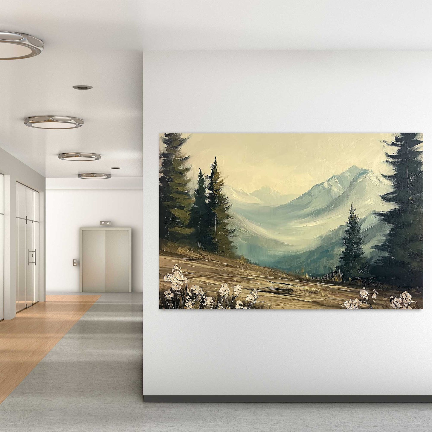 Mountain Serenity #1447 Canvas Wall Art & Metal Prints