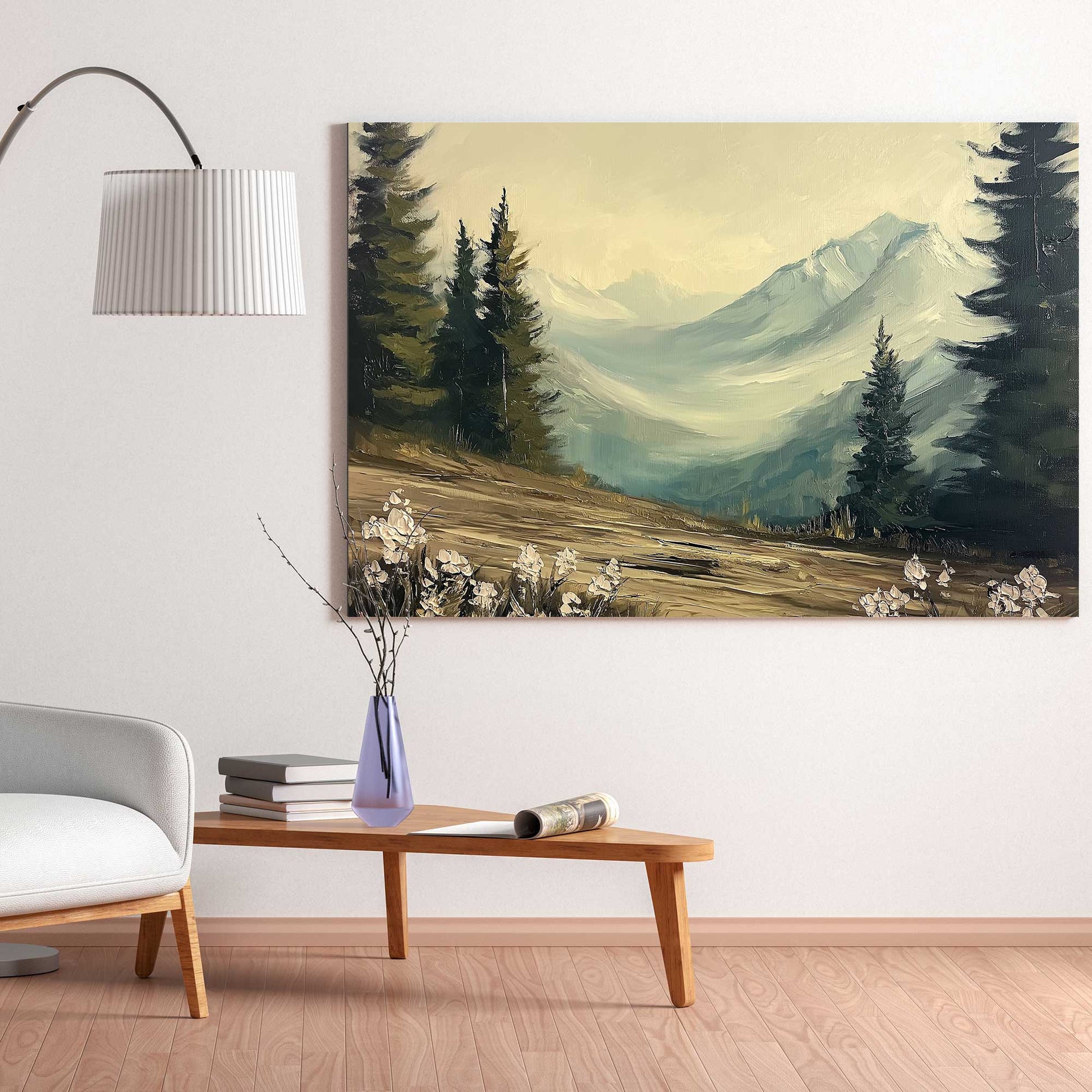 Mountain Serenity #1447 Canvas Wall Art & Metal Prints