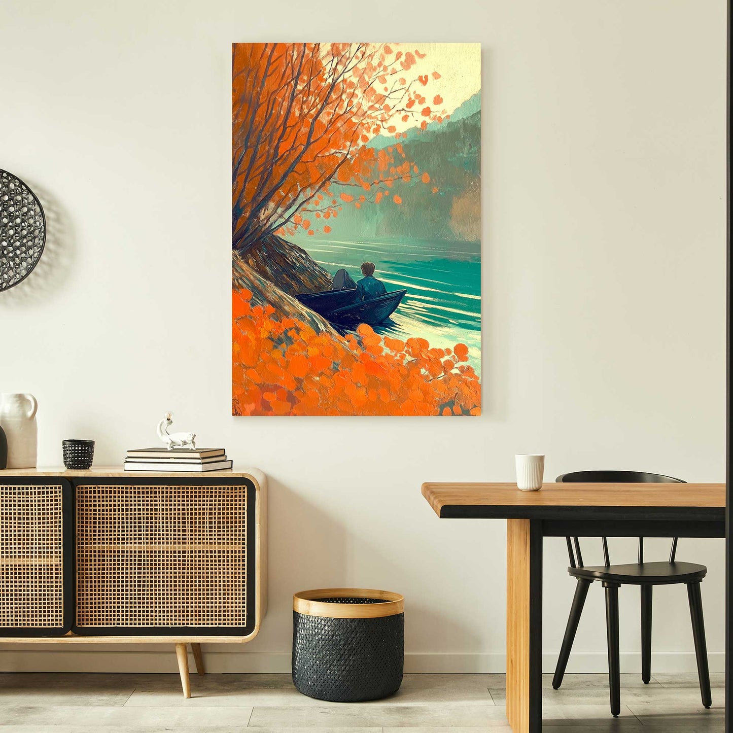 Autumn Escape #1449 Canvas Wall Art & Metal Prints