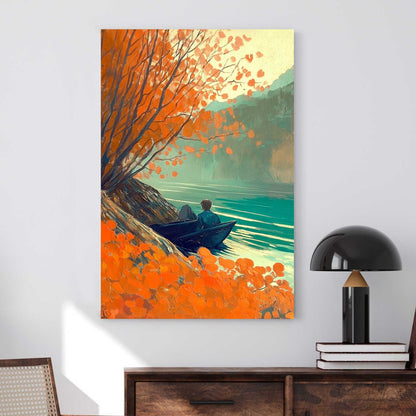 Autumn Escape #1449 Canvas Wall Art & Metal Prints