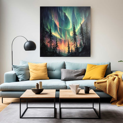 Celestial Aurora #1451 Canvas Wall Art & Metal Prints