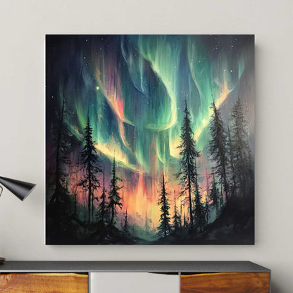 Celestial Aurora #1451 Canvas Wall Art & Metal Prints