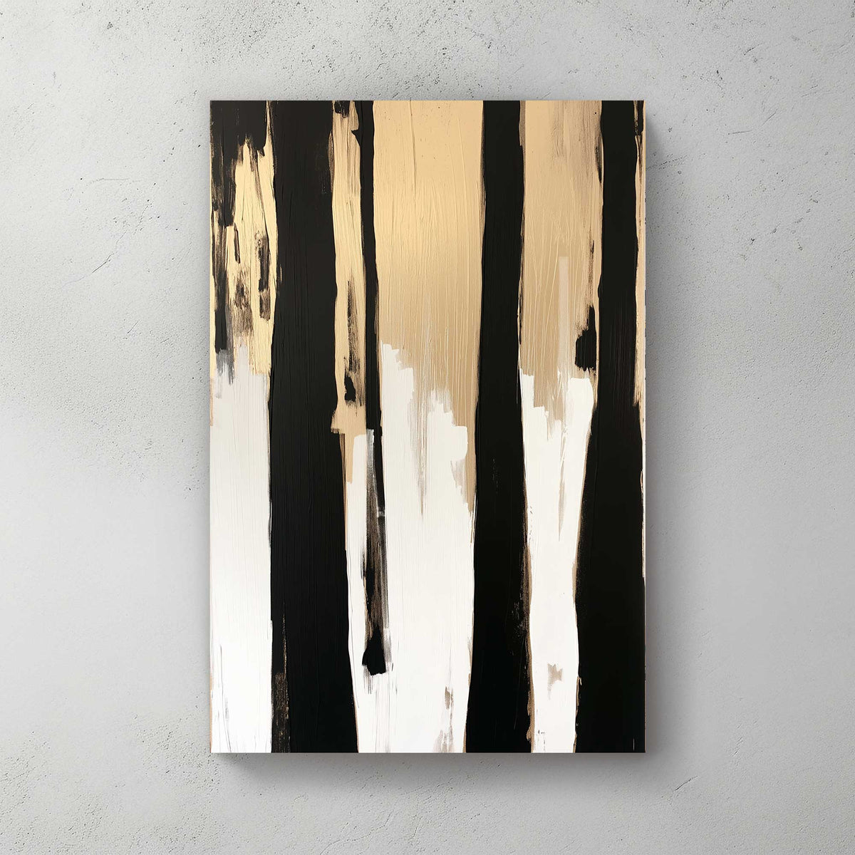 Abstract Stripes #1453 Canvas Wall Art & Metal Prints