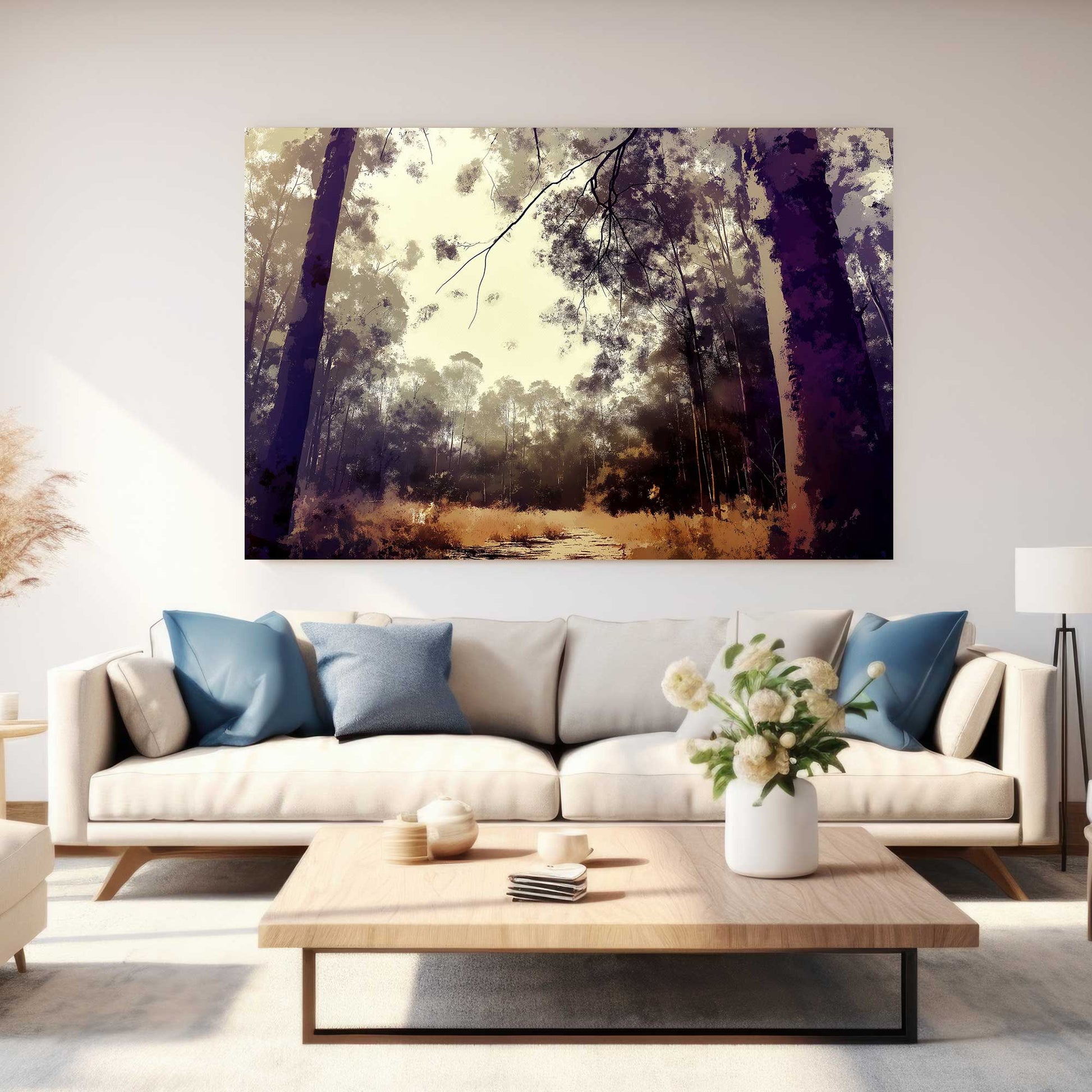 Whispering Trees #1455 Canvas Wall Art & Metal Prints