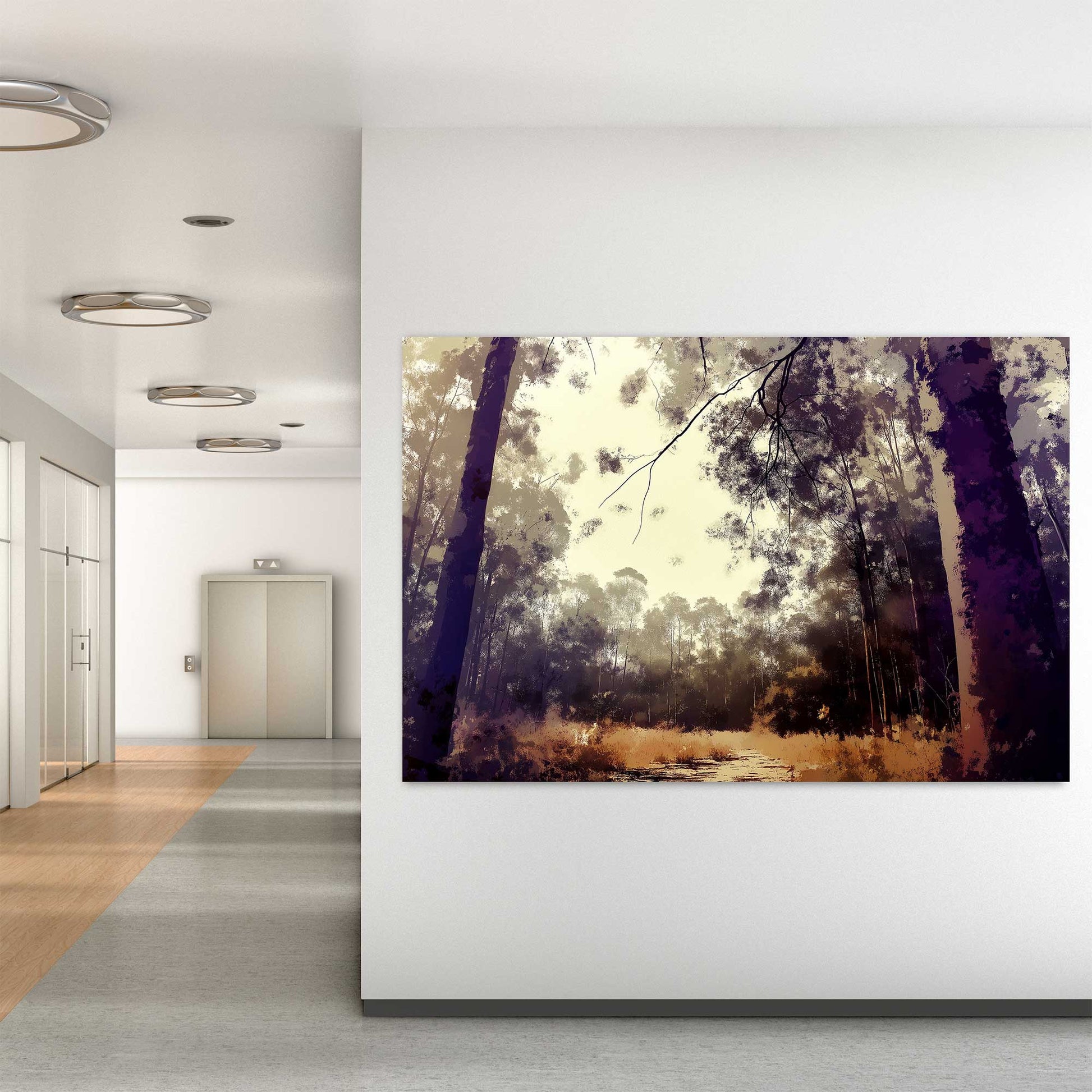 Whispering Trees #1455 Canvas Wall Art & Metal Prints