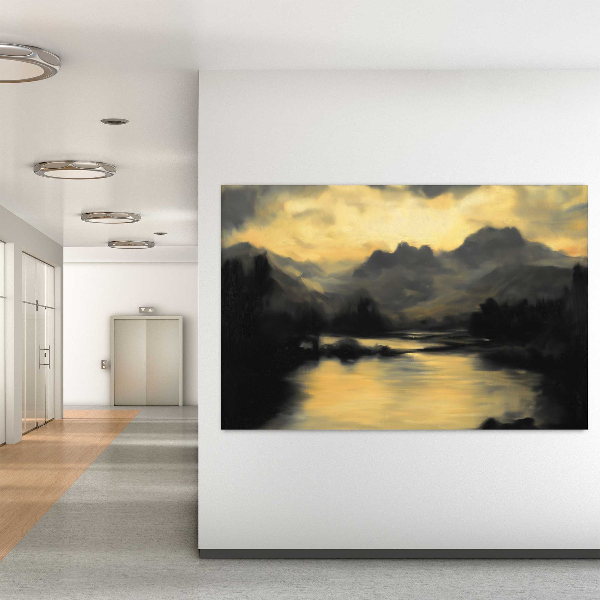 Sunset Reverie #1458 Canvas Wall Art & Metal Prints