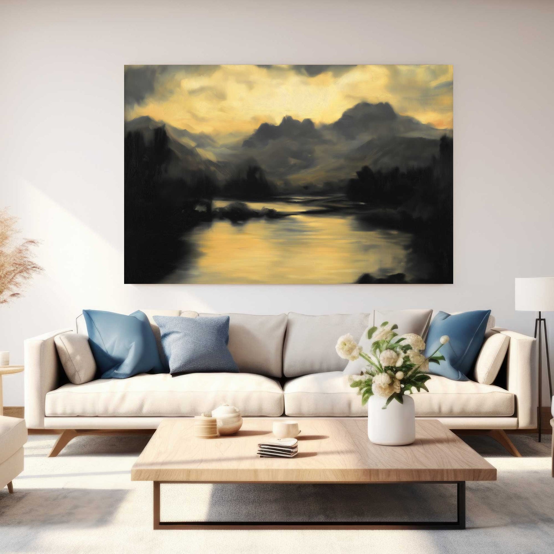 Sunset Reverie #1458 Canvas Wall Art & Metal Prints