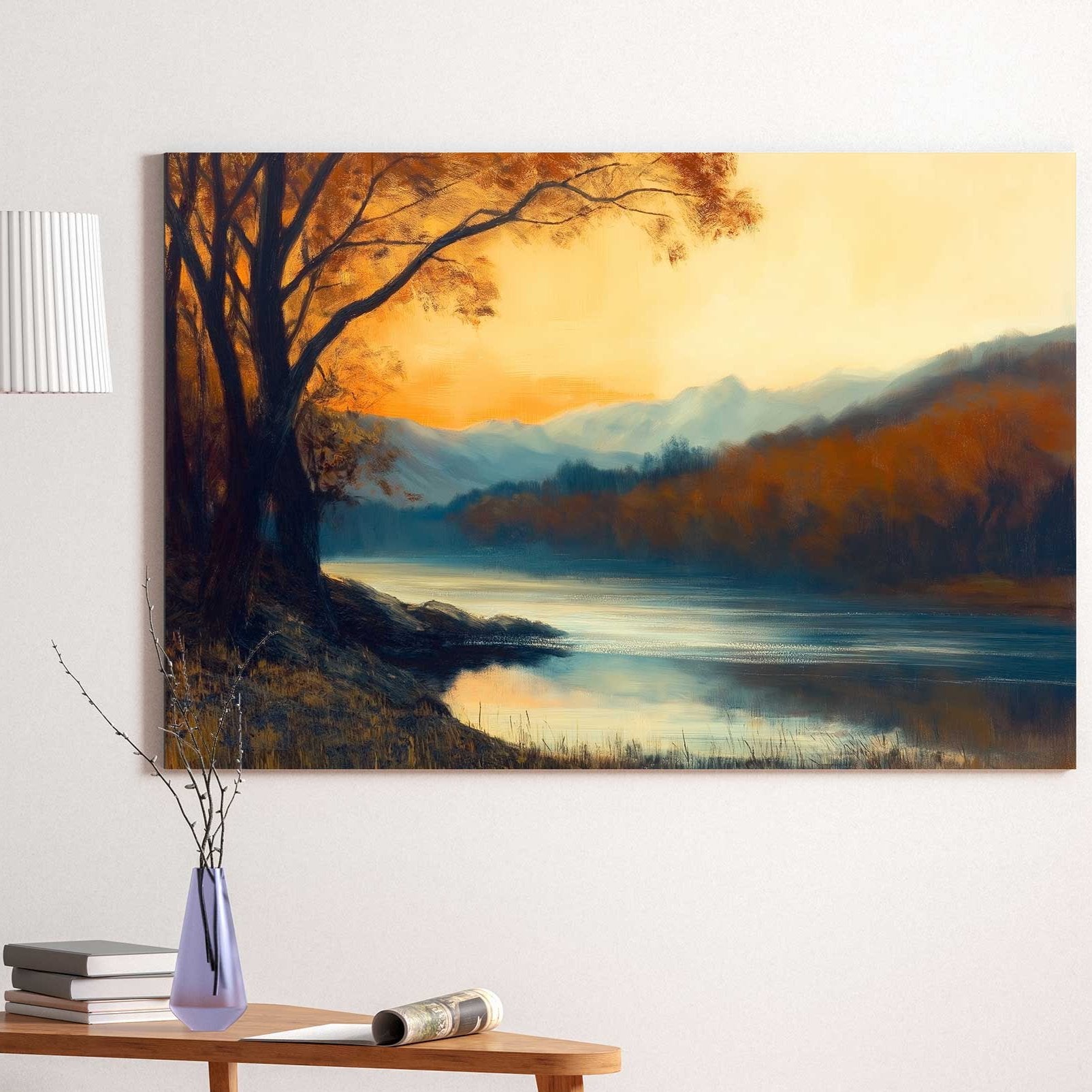 Autumn Tranquility #1463 Canvas Wall Art & Metal Prints