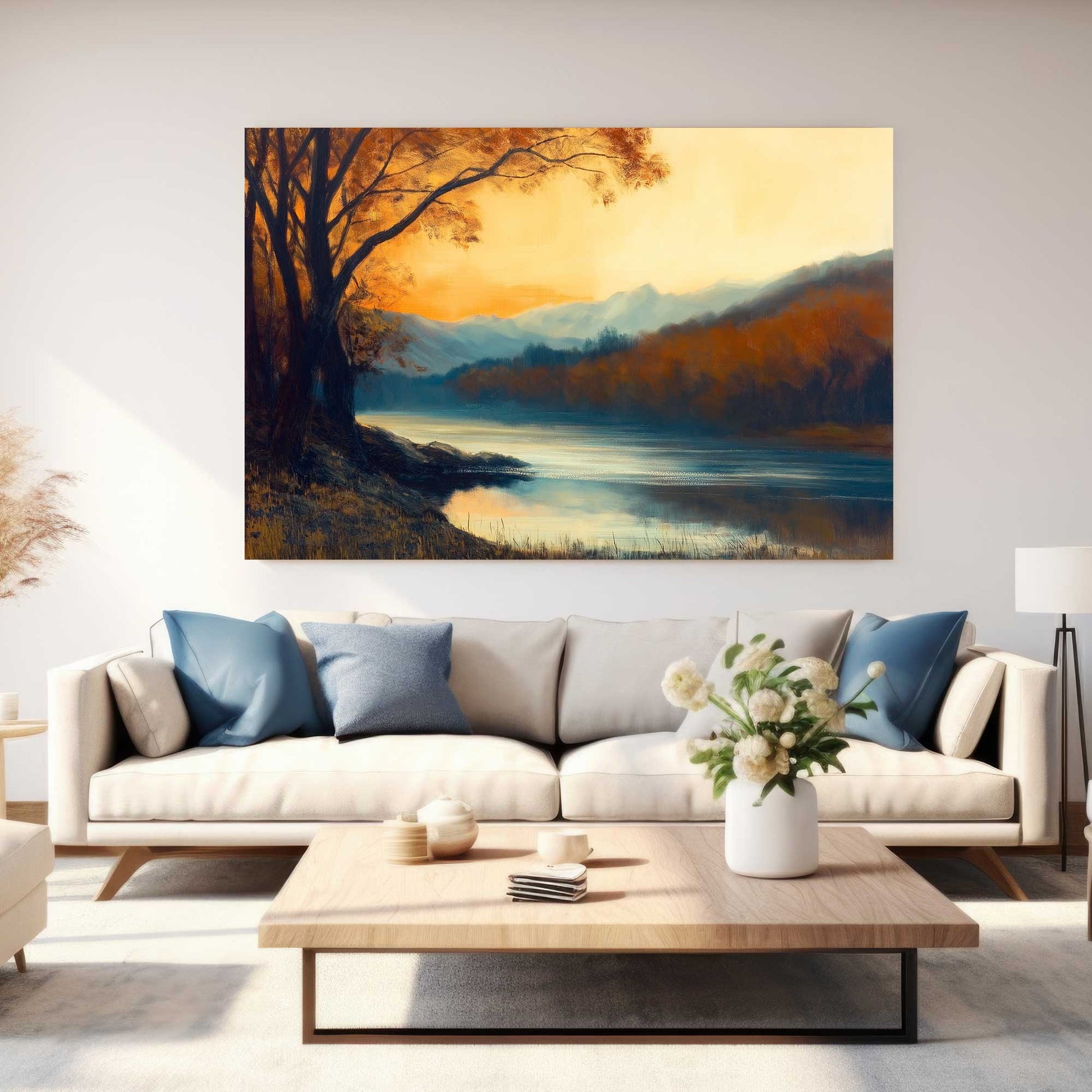 Autumn Tranquility #1463 Canvas Wall Art & Metal Prints