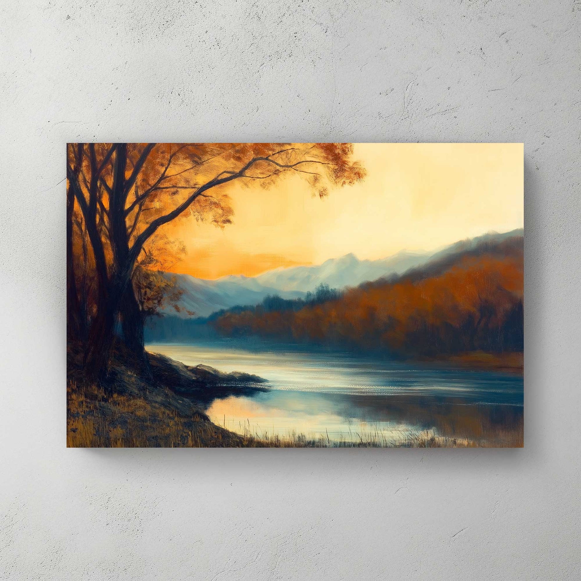 Autumn Tranquility #1463 Canvas Wall Art & Metal Prints