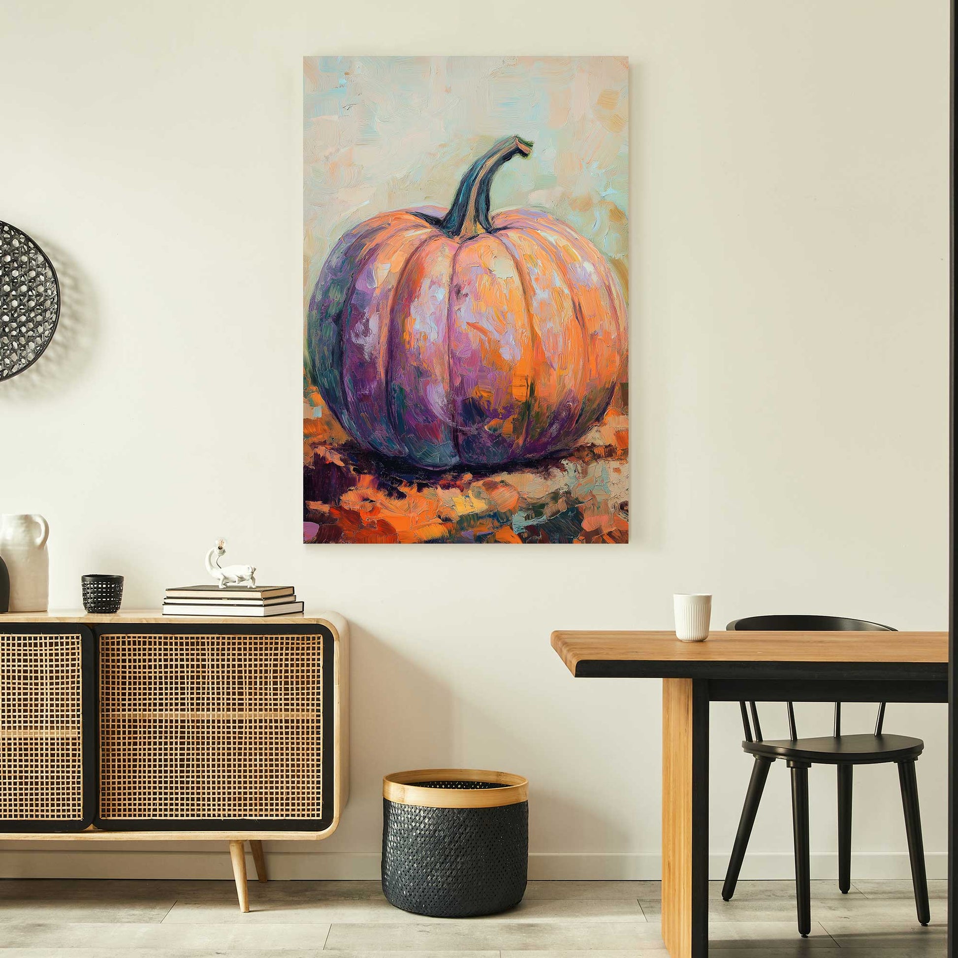 Autumn Pumpkin #1464 Canvas Wall Art & Metal Prints