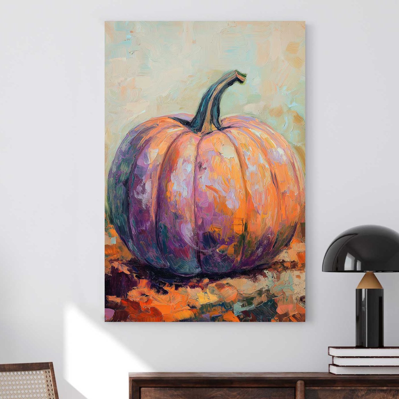 Autumn Pumpkin #1464 Canvas Wall Art & Metal Prints