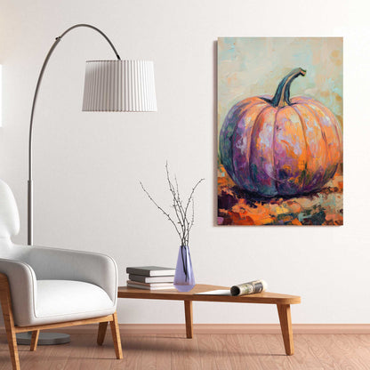 Autumn Pumpkin #1464 Canvas Wall Art & Metal Prints