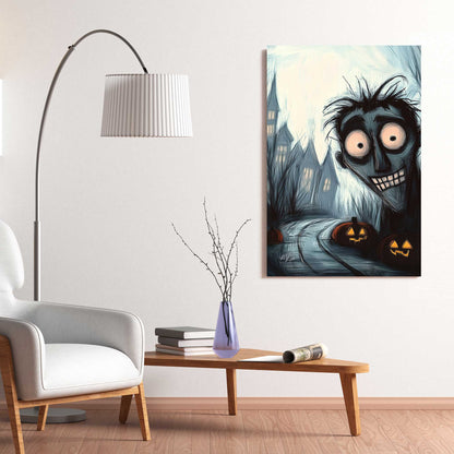 Grinning Madness #1467 Canvas Wall Art & Metal Prints