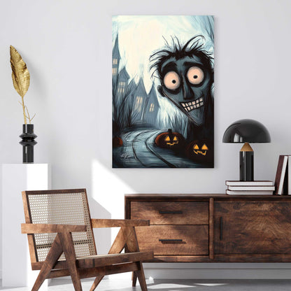 Grinning Madness #1467 Canvas Wall Art & Metal Prints