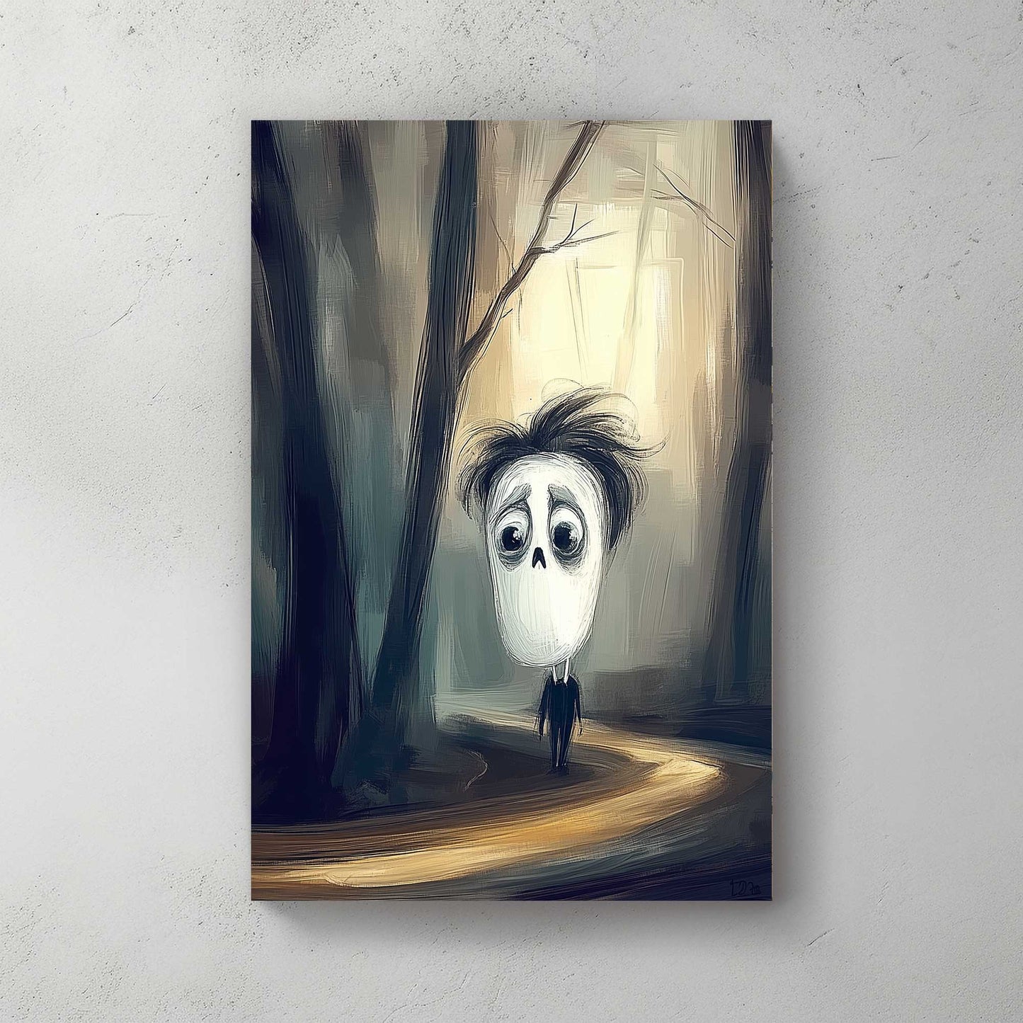 Melancholy Stroll #1468 Canvas Wall Art & Metal Prints