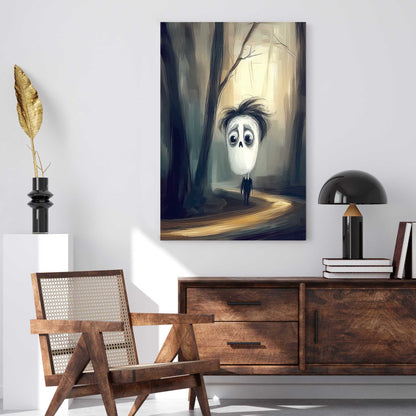 Melancholy Stroll #1468 Canvas Wall Art & Metal Prints