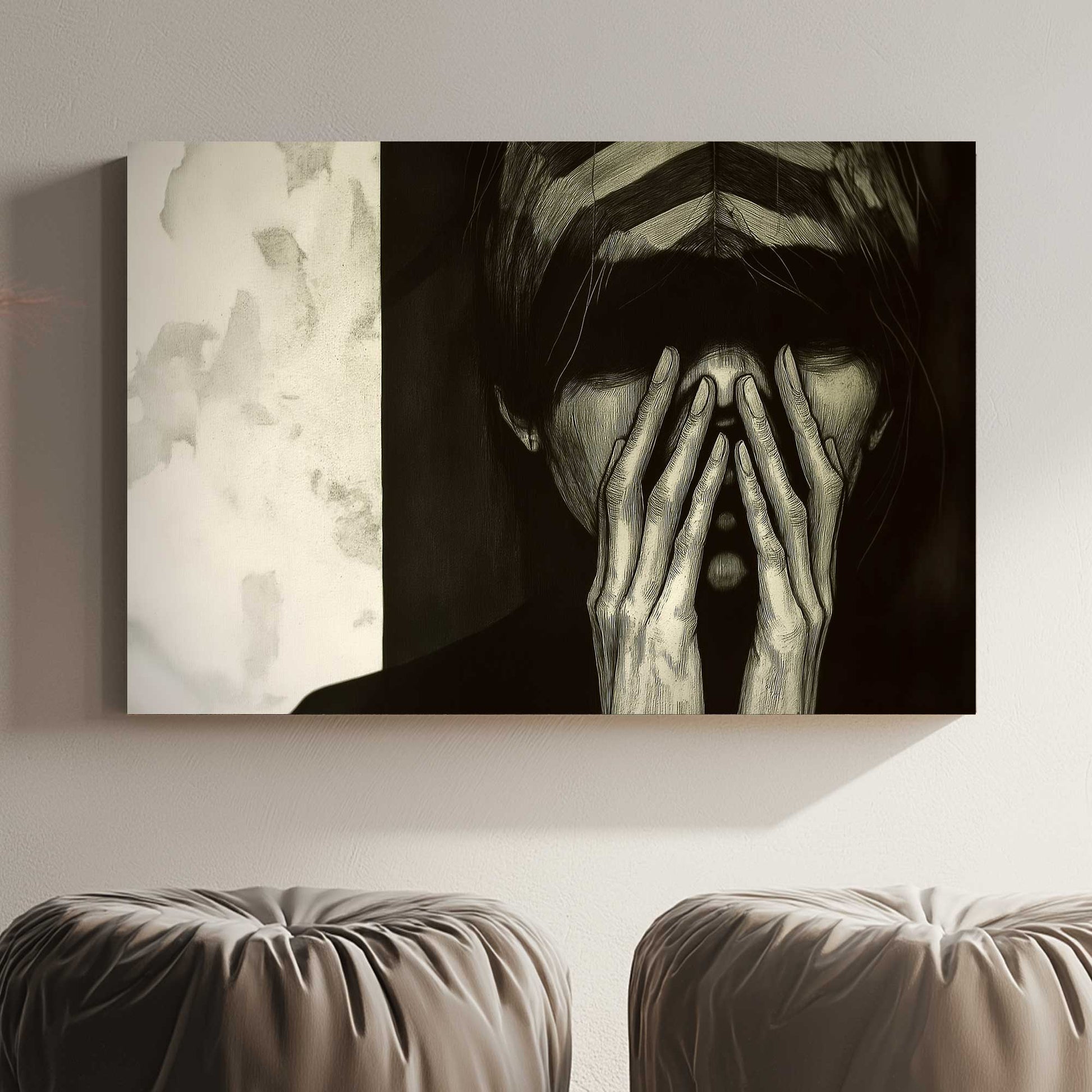 Veil of Silence #1472 Canvas Wall Art & Metal Prints