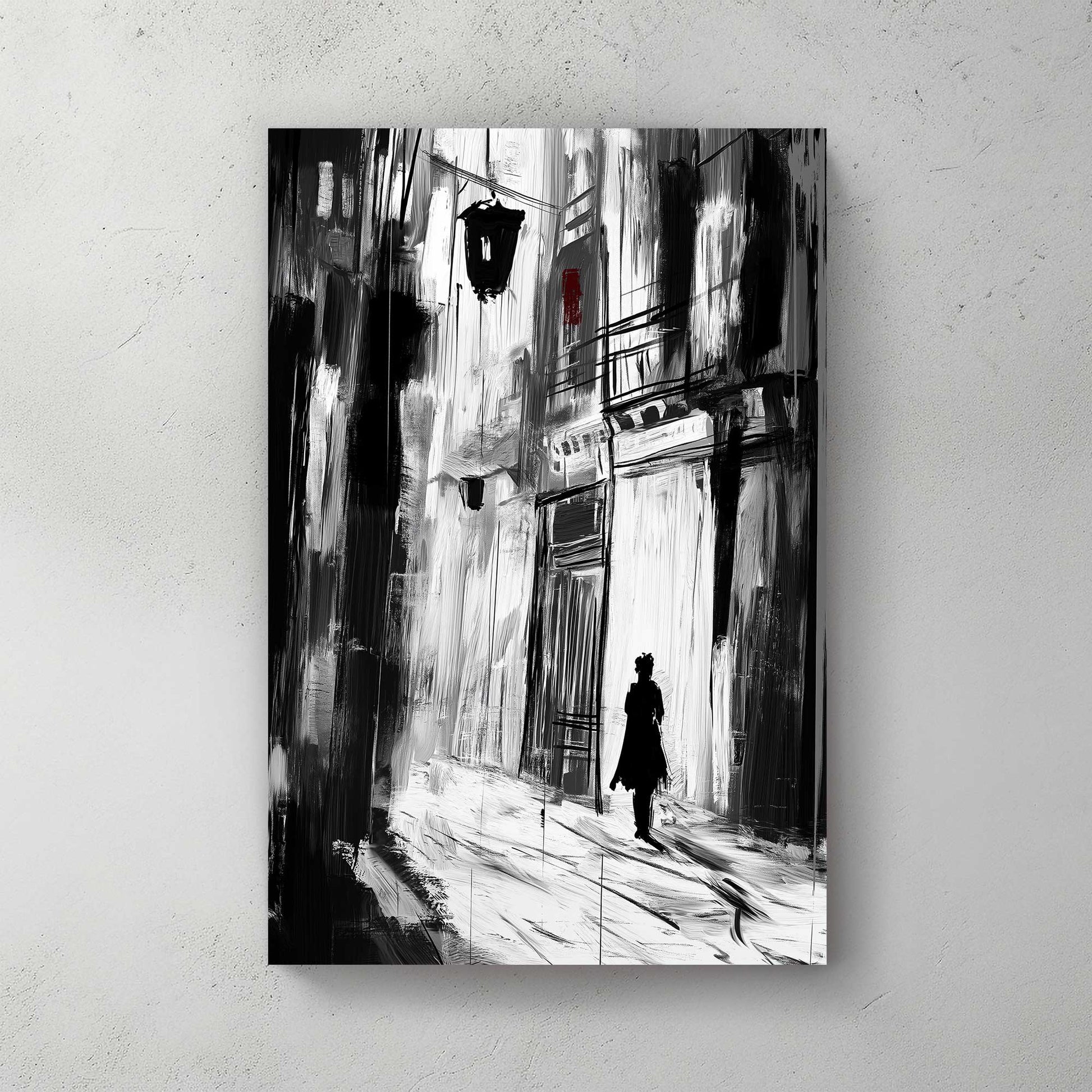 Shadowed Walk #1477 Canvas Wall Art & Metal Prints