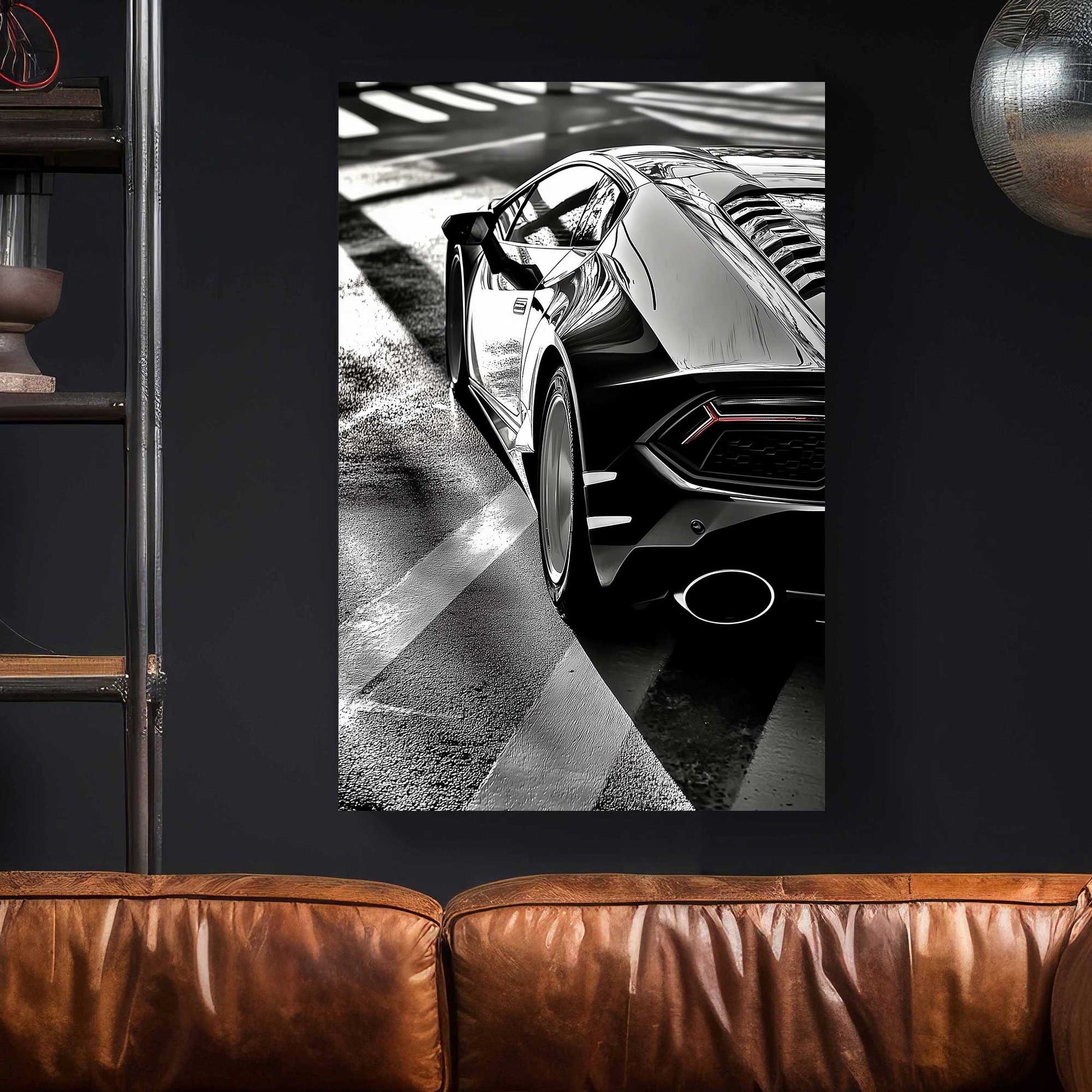 Lamborghini Reflections #1481 Canvas Wall Art & Metal Prints