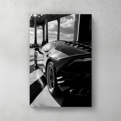 Lamborghini Silhouette #1482 Canvas Wall Art & Metal Prints