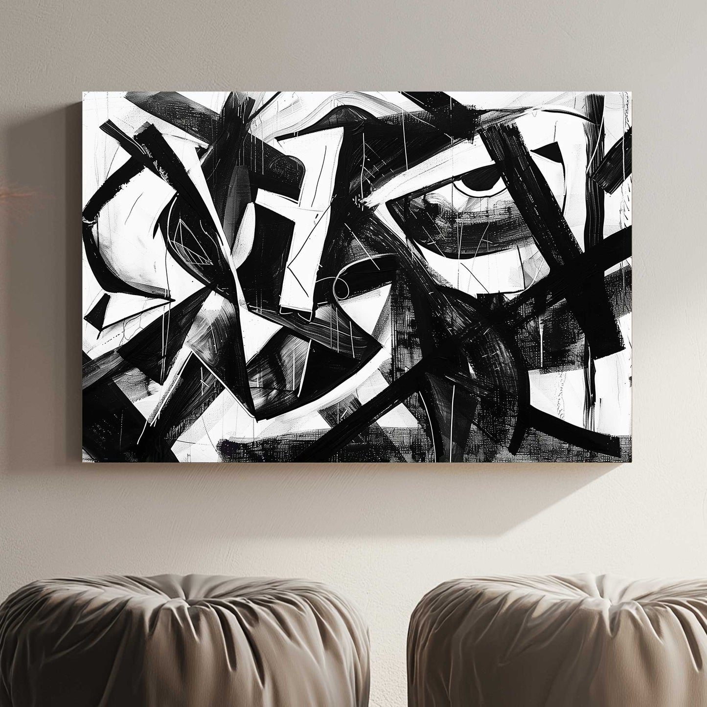 Abstract Motion #1484 Canvas Wall Art & Metal Prints