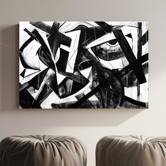 Abstract Motion #1484 Canvas Wall Art & Metal Prints