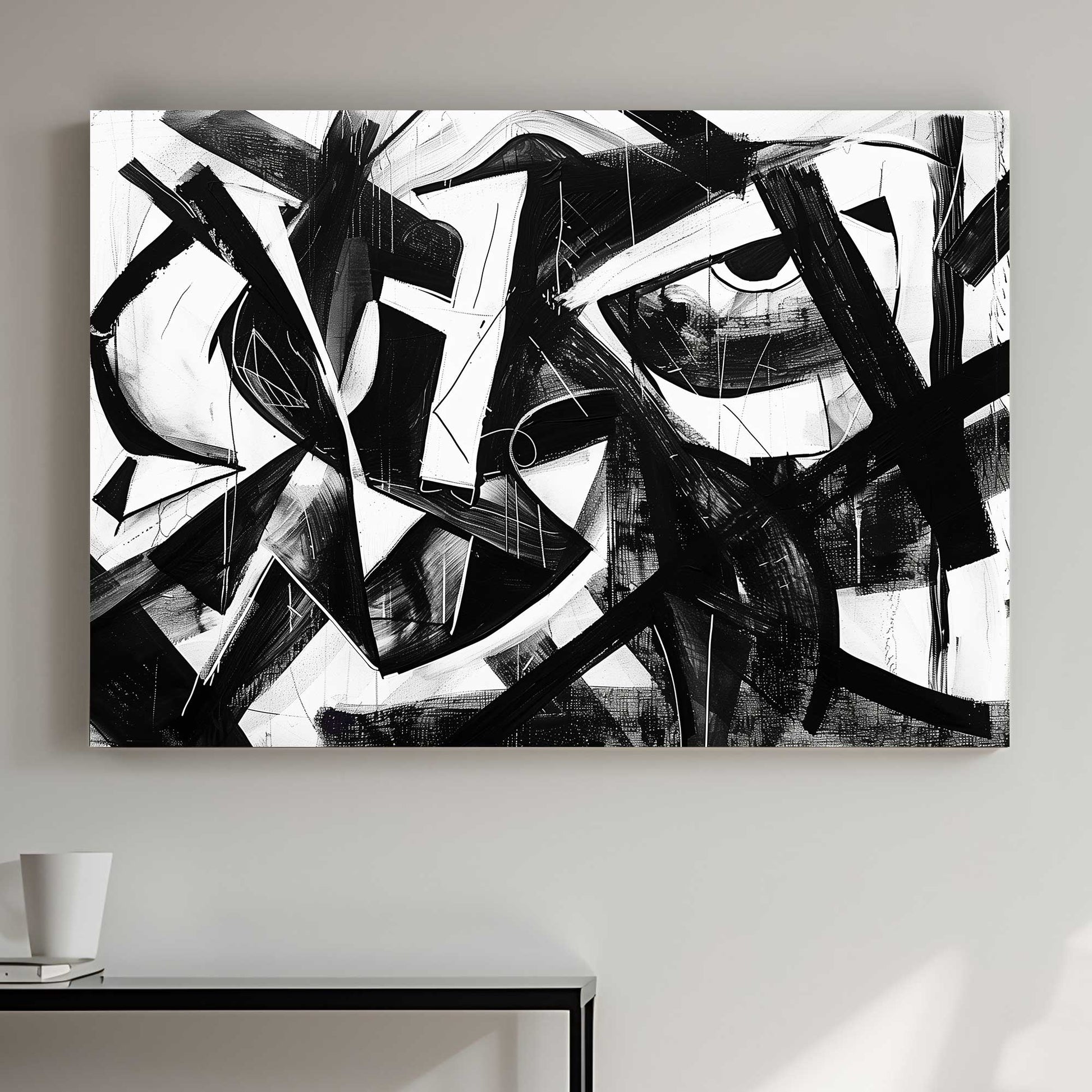 Abstract Motion #1484 Canvas Wall Art & Metal Prints