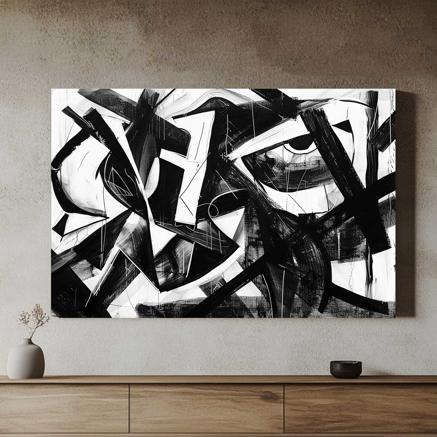 Abstract Motion #1484 Canvas Wall Art & Metal Prints