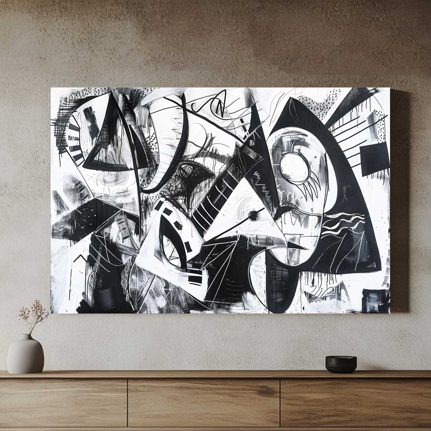 Abstract Chaos #1485 Canvas Wall Art & Metal Prints