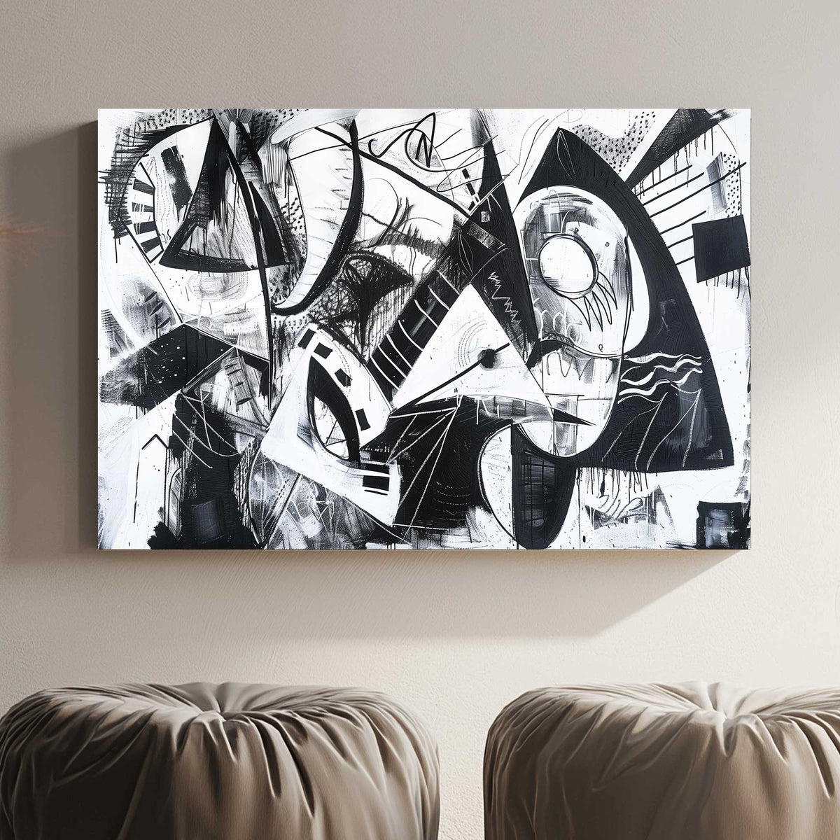 Abstract Chaos #1485 Canvas Wall Art & Metal Prints