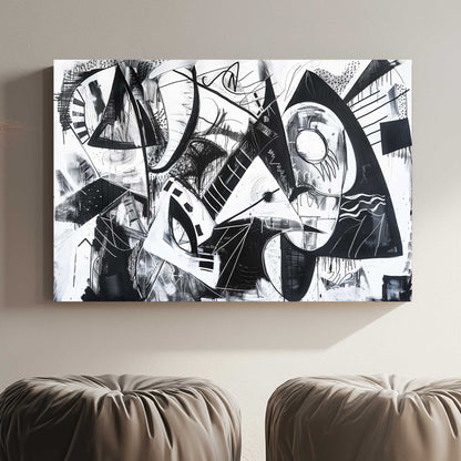 Abstract Chaos #1485 Canvas Wall Art & Metal Prints