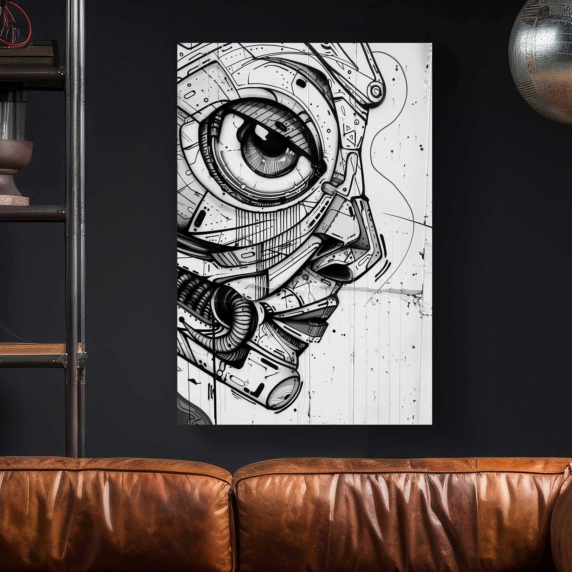 Mechanical Vision #1494 Canvas Wall Art & Metal Prints