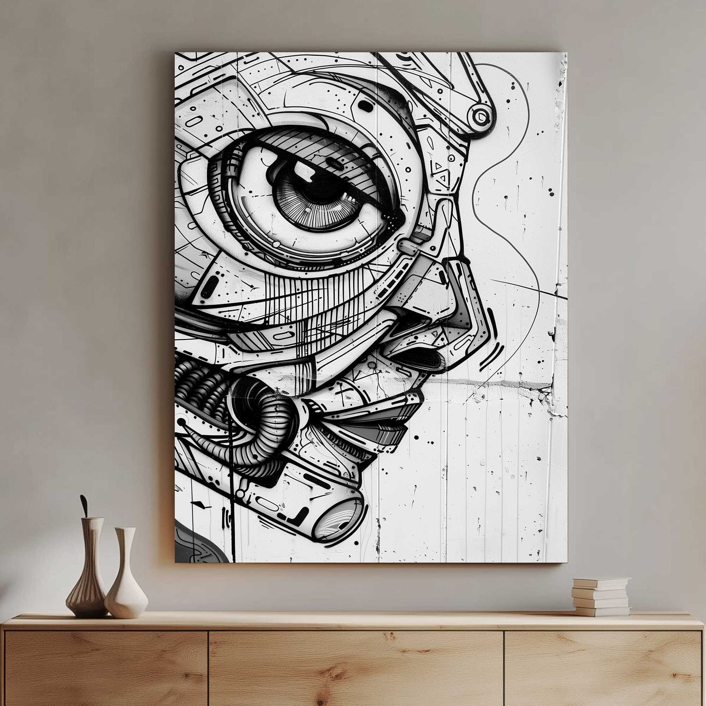 Mechanical Vision #1494 Canvas Wall Art & Metal Prints