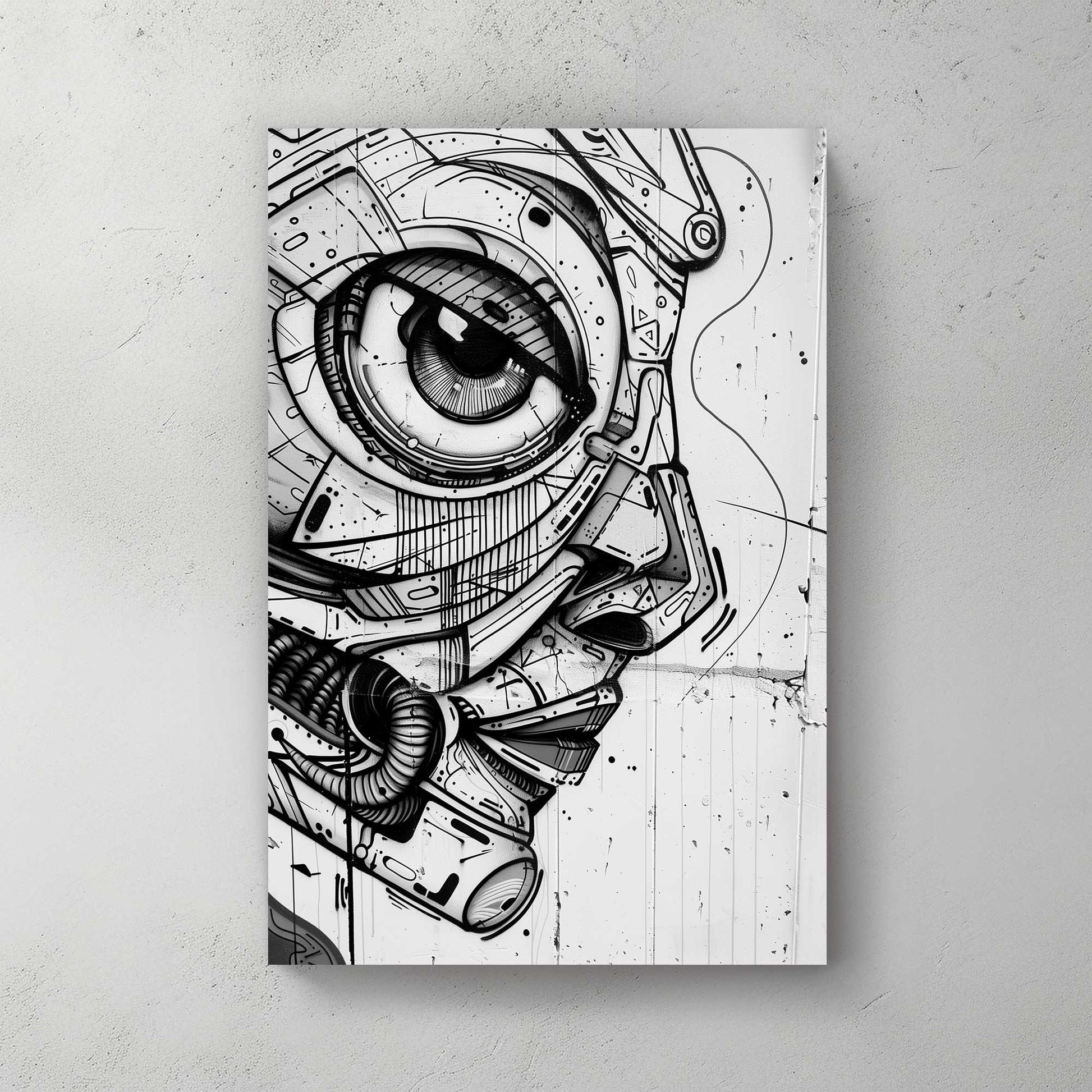 Mechanical Vision #1494 Canvas Wall Art & Metal Prints