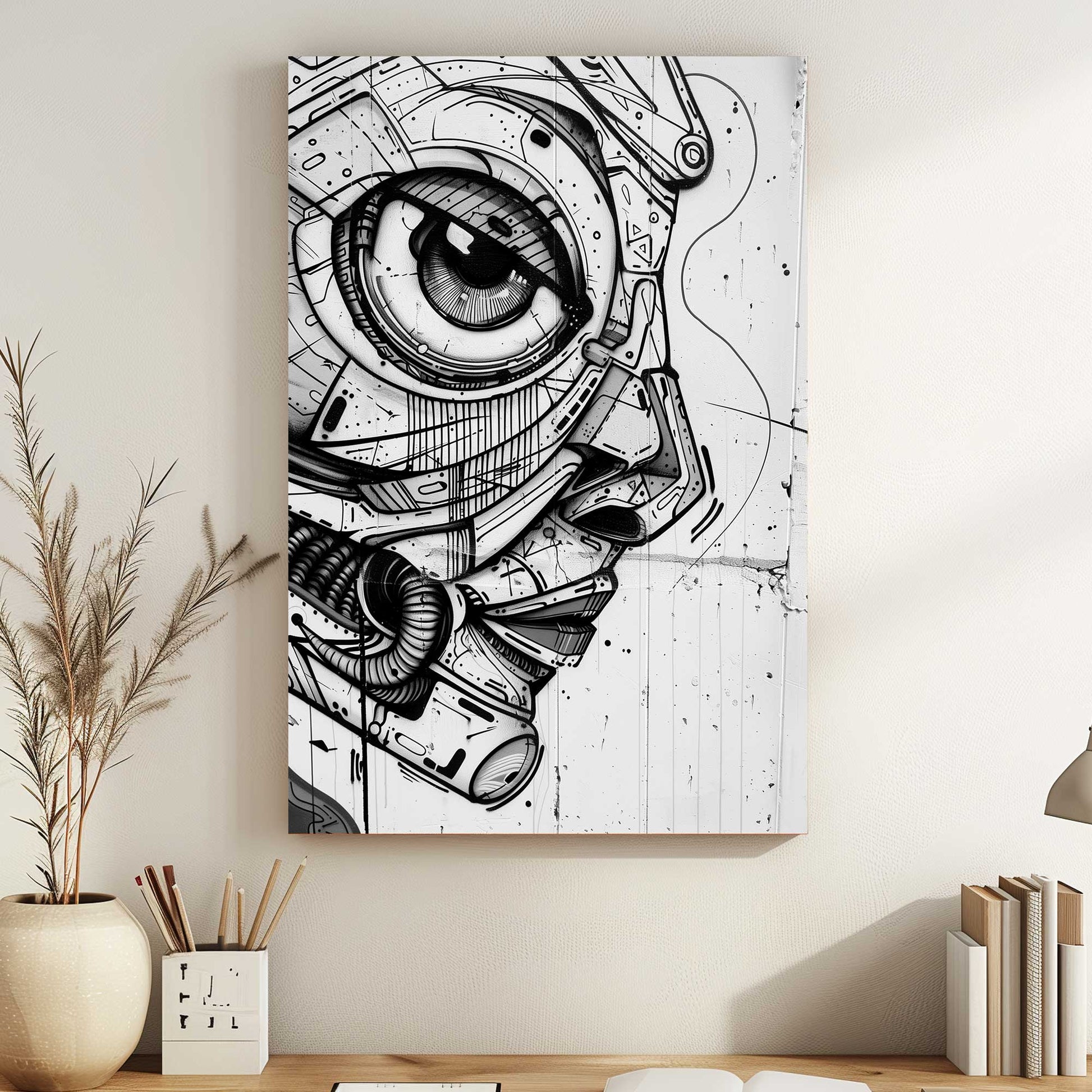 Mechanical Vision #1494 Canvas Wall Art & Metal Prints