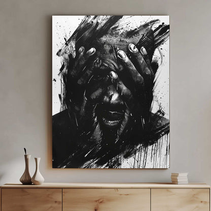 Hidden Anguish #1496 Canvas Wall Art & Metal Prints