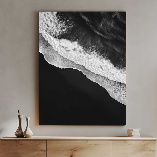 Tidal Contrast #1498 Canvas Wall Art & Metal Prints