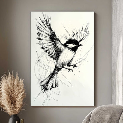 Flight in Motion #1510 Canvas Wall Art & Metal Prints